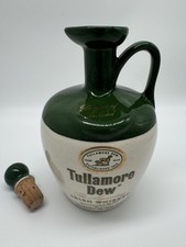 Tullamore Dew Keramikflasche – leer – Vintage Irish Whiskey Krug Sammler Reklame