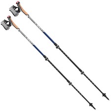 Leki Traveller Carbon Nordic Walking Stöcke Teleskopstock verstellbar Uni NEU
