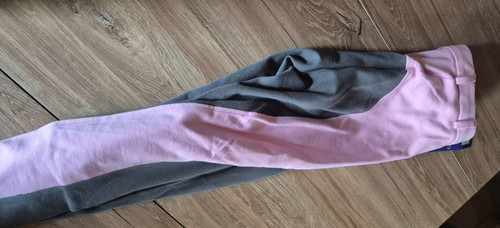 Reithose grau rosa - reithose, grau/rosa