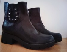 schwarze Boots / Stiefelette