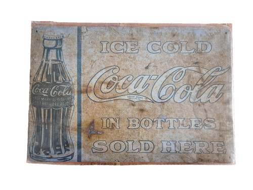 Blechschild coca cola 20x30cm - blechschild, coca-cola