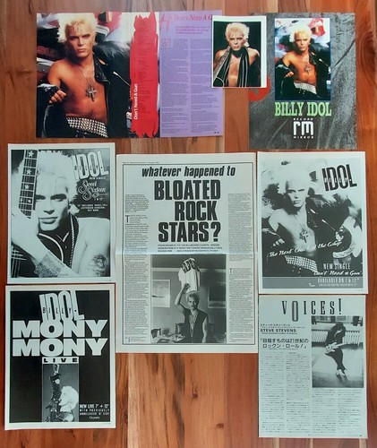 Billy idol pinup clippings - #,
