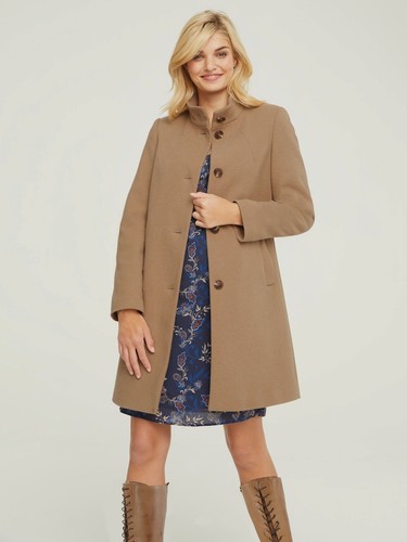 Mantel beige damen linea - mantel,