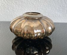 PTMD Großes Windlicht Glaswindlicht Teelichthalter Glas rose silber 16 cm