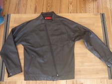 LEVI'S Lederjacke Unikat - Bikerstyle Black Leather - Size M - Topzustand Levis