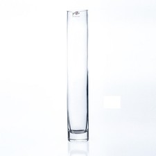 Glasvase, hohe Blumenvase