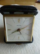 Reisewecker DELUXE 2 Juwels, Handaufzug - Sammlerstück -