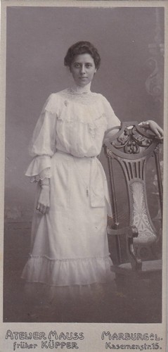 Cdv damenportrait marburg - cdv,