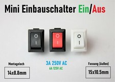 Mini Kippschalter Wippschalter