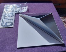 Solar LED Hausnummer, MeLiTec SH07, Edelstahl