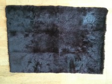 Kaninchenfelldecke Kaninchenpelzdecke Felldecke Echtpelz kurzhaarig glänzend