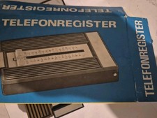 Mechanisches Adressbuch Telefonregister. Vintage, Rarität,ovp,Werbung Kebu