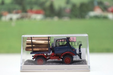Brekina 1:87 39081 Unimog 421 mit Holzladung in Ovp Nr.5050