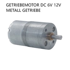 Getriebemotor DC 6V 12V Metall