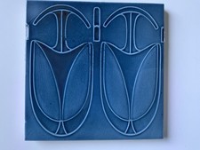 Originale Jugendstil-Fliese
