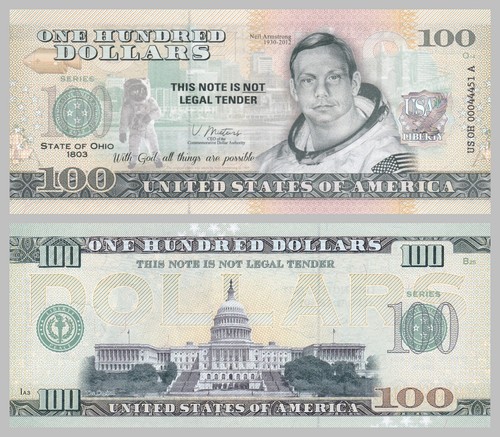 Usa 100 dollars souvenirschein - 100,