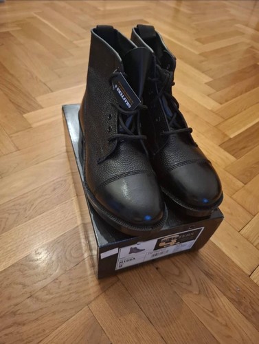 Black leather dms - leather, ammo
