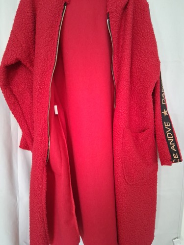 Jacke mit kapuze rot - jacke,