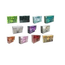 100 Weihnachtskugeln mit Stern Baumspitze Christbaumkugel bis Ø 6 cm Weihnachten