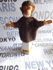 HANDSPIELPUPPE von Fa. STEIFF SCHIMPANSE  " JOCKO " aus MOHAIR