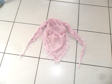 Cecil Dreieck - Tuch  Farbe rosa mit Bordüre