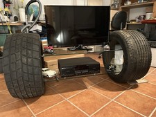 HiFi Designer Stereo Board Rack Turm, mit Rennreifen, Einzelstück