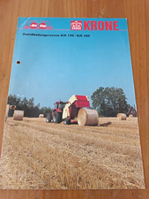 Prospekt Krone Rundballenpressen KR Traktor Schlepper brochure 19