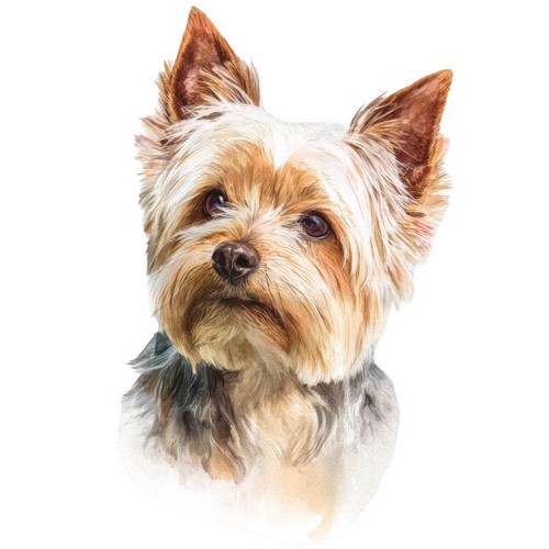 Sticker yorkshire terrier - 2x,