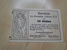Notgeld Zeilern Österreich