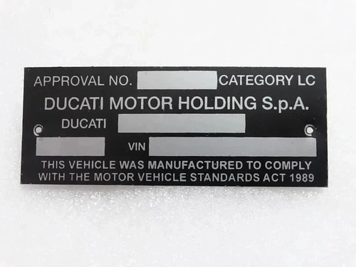 Ducati schwarz aluminium - schwarz,