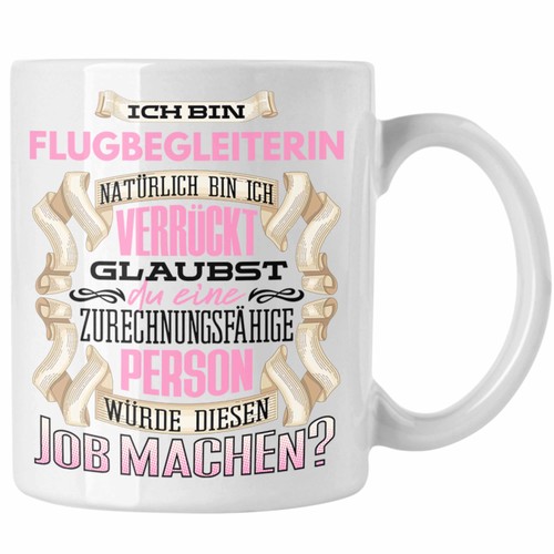Ich bin flugbegleiterin tasse - ich,