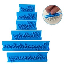 Cookie Press Stempel Alphabet