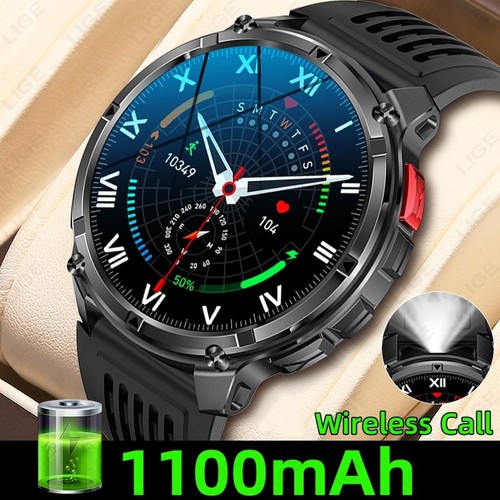 Smartwatch herren militär mit - herren,