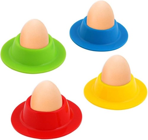 Silikon eierbecher set 4 - eierbecher, set,