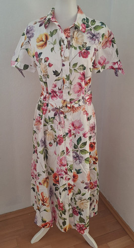 Zara hemdblusenkleid midi - zara,