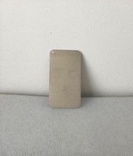 10 Stück Aluminium Bleche Größe 70x129,5x1,5mm, kleiner Einschnitt von ca. 4mm.