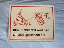 Altes Original DDR Werbung