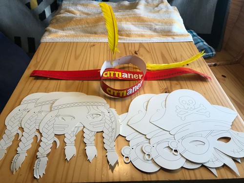 Kinder maske anmalen - kinder,