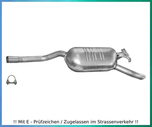 Endschalldämpfer für
