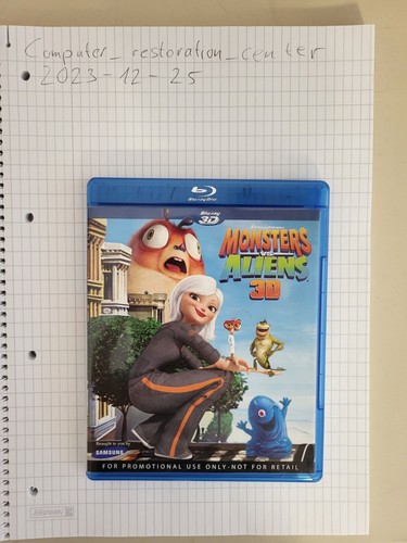 Monsters aliens blu ray - monsters, vs.
