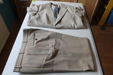 Herren Anzug Sakko und Hose beige braun von Manston / Brax, Gr. 26