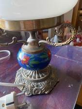 Petroliumlampe elek. Messing