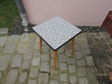 alter DDR Hocker Küchenhocker Beistelltisch 1970er Jahre (A7)