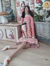  Puppe Tilda  Shabby-Chic Herbst Landhausstil Handarbeit Möhre 