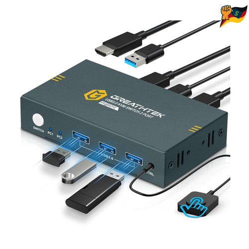 Usb hdmi kvm switch pc - 2, 1