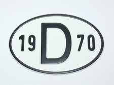 Schild 1970 alu - alu, geprägt