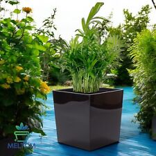 Pflanztopf Eckig Hochglanz