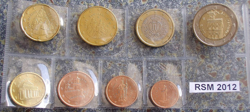 San marino 2012 cent - marino,