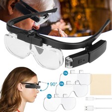 Profi LED Stirnlupe Kopflupe