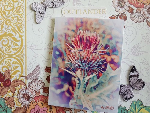 Schottland karte distel - schottland,